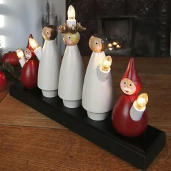 Leuke kandelaar Luciakor, 5-lichts