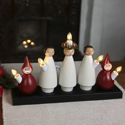 Leuke kandelaar Luciakor, 5-lichts