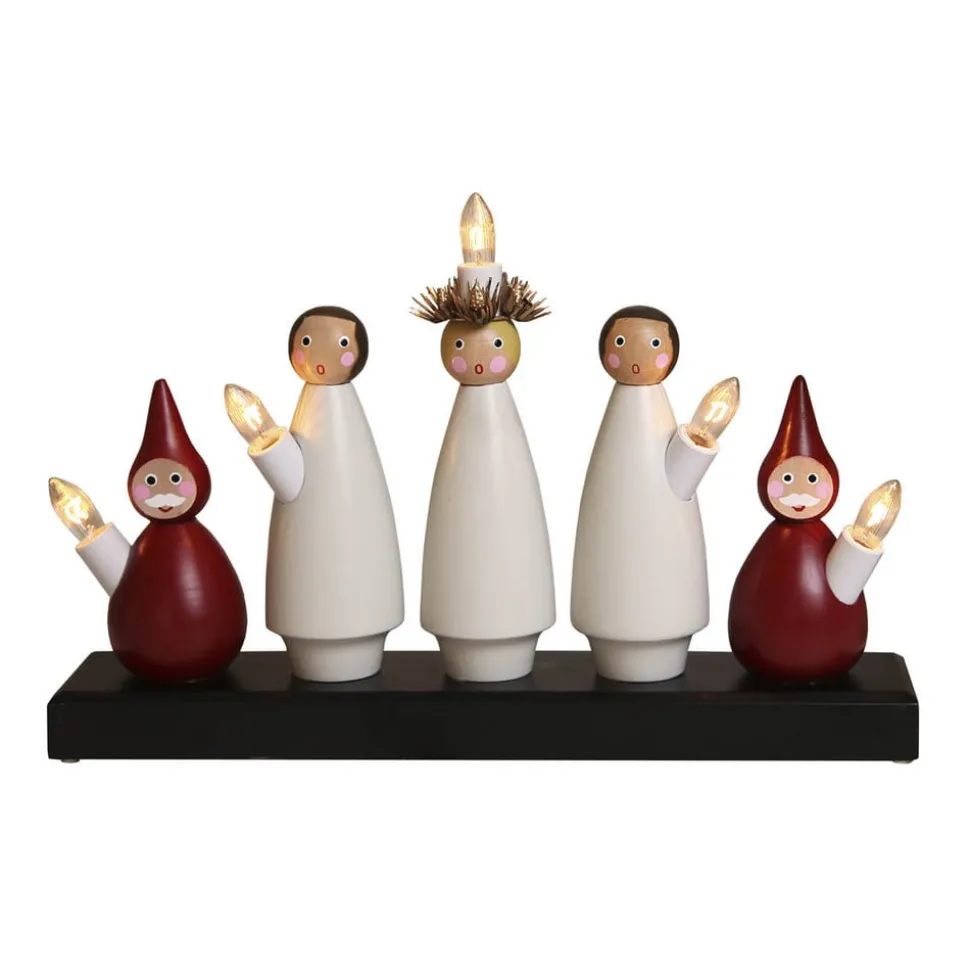 Leuke kandelaar Luciakor, 5-lichts