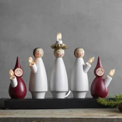 Leuke kandelaar Luciakor, 5-lichts