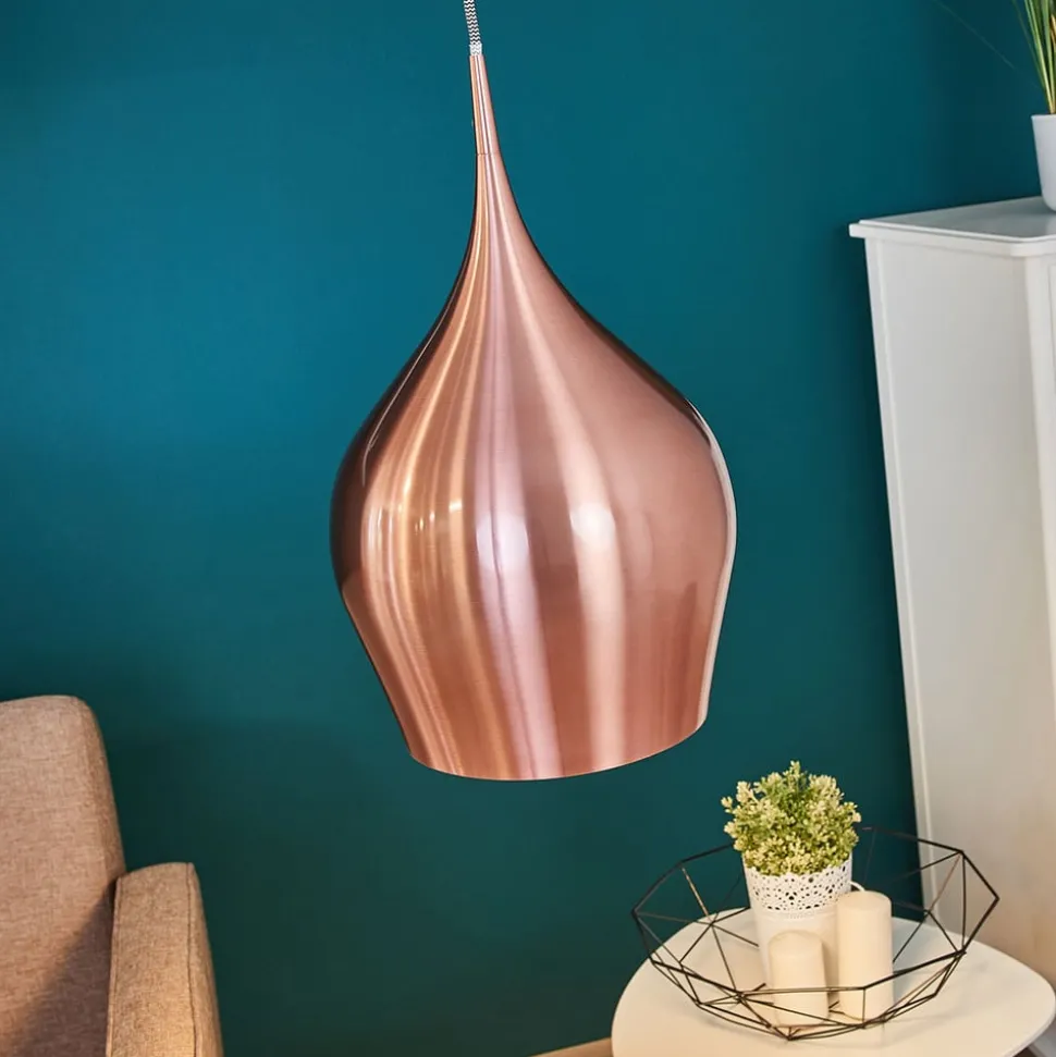 Levendige hanglamp, Ø 26 cm, roze metallic
