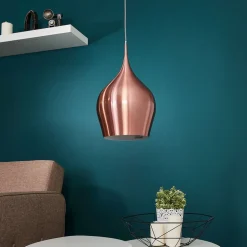 Levendige hanglamp, Ø 26 cm, roze metallic