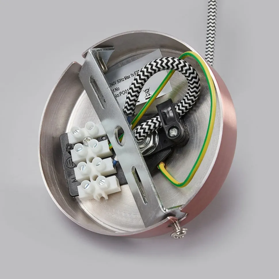 Levendige hanglamp, Ø 26 cm, roze metallic