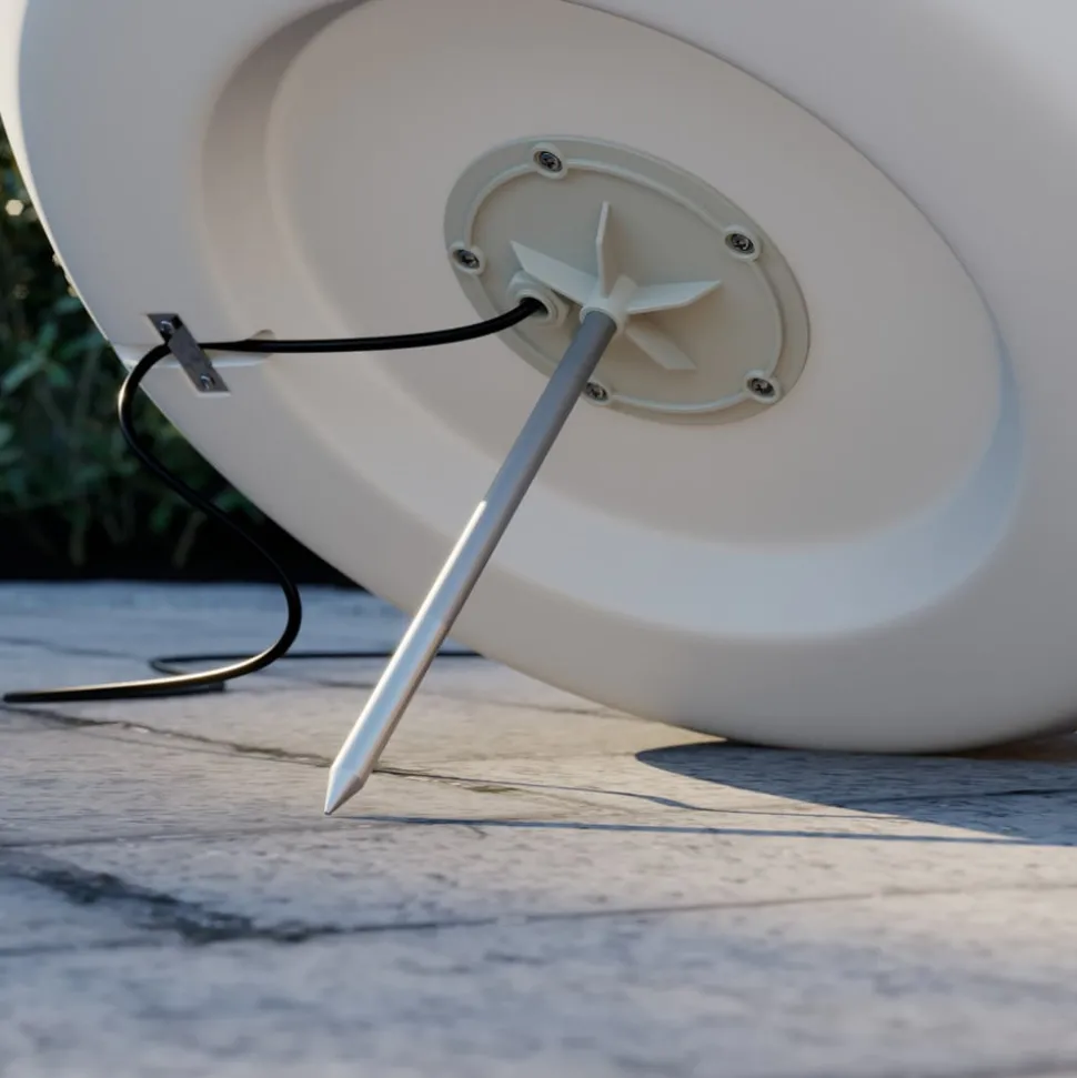 Lichtbol Cumulus L voor in de tuin, Ø 60 cm