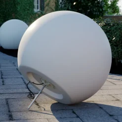 Lichtbol Cumulus L voor in de tuin, Ø 60 cm