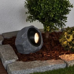 Lichtgevende solarsteen Lior met LED