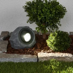 Lichtgevende solarsteen Lior met LED
