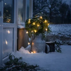 Lichtketting bier tuin 40 druppels helder amber