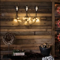 Lichtketting bier tuin 10x lamp helder amber