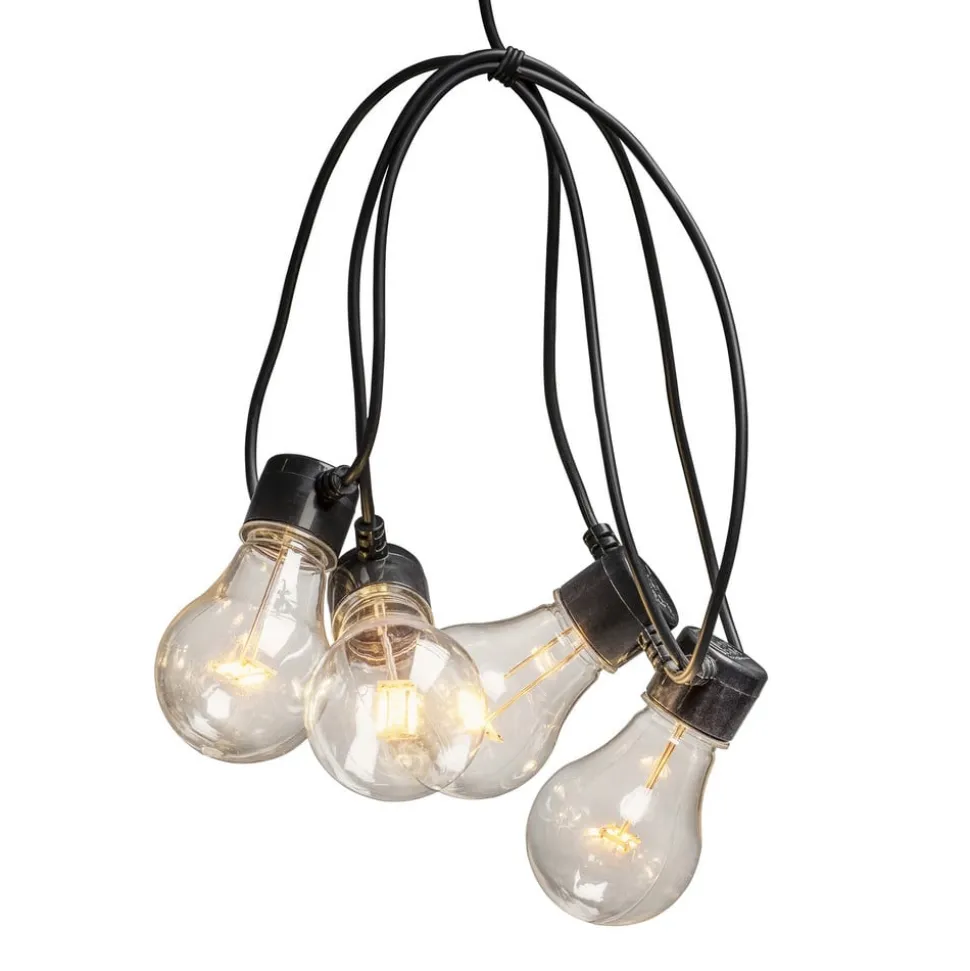 Lichtketting Biergarten 20-lamps helder barnsteen