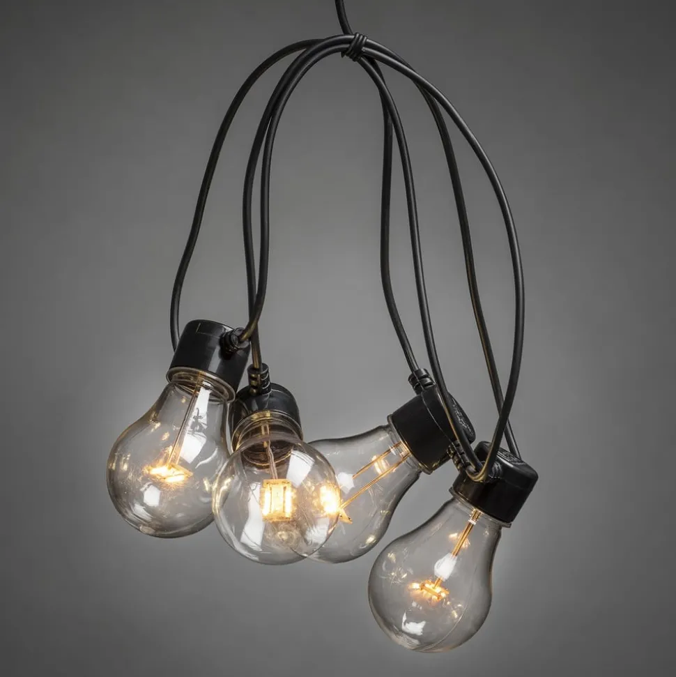 Lichtketting Biergarten 20-lamps helder barnsteen