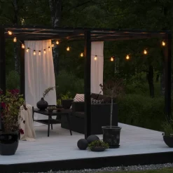 Lichtketting Biergarten 20-lamps helder barnsteen