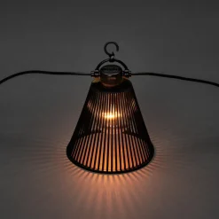 Lichtketting Biergarten uitbreiding kap zwart