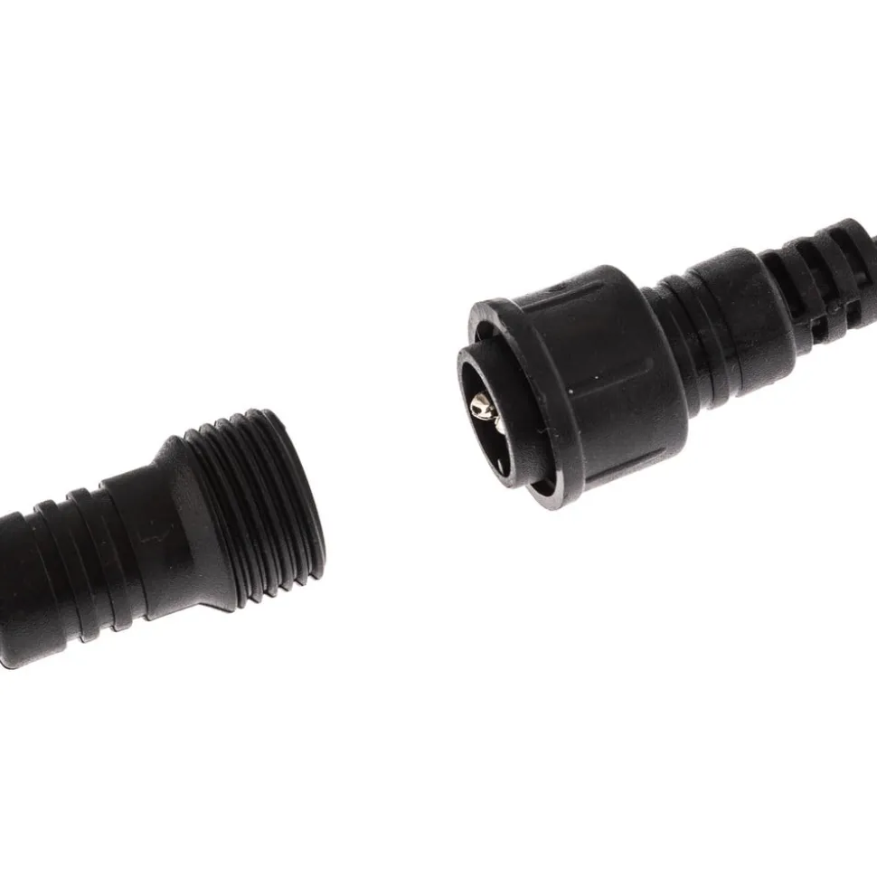 Lichtketting Girlanda IP44 zwart 15 m zonder lampjes