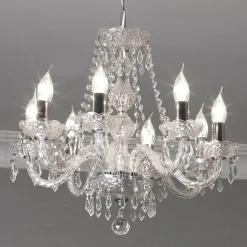 8-lichts kristallen kroonluchter HALE