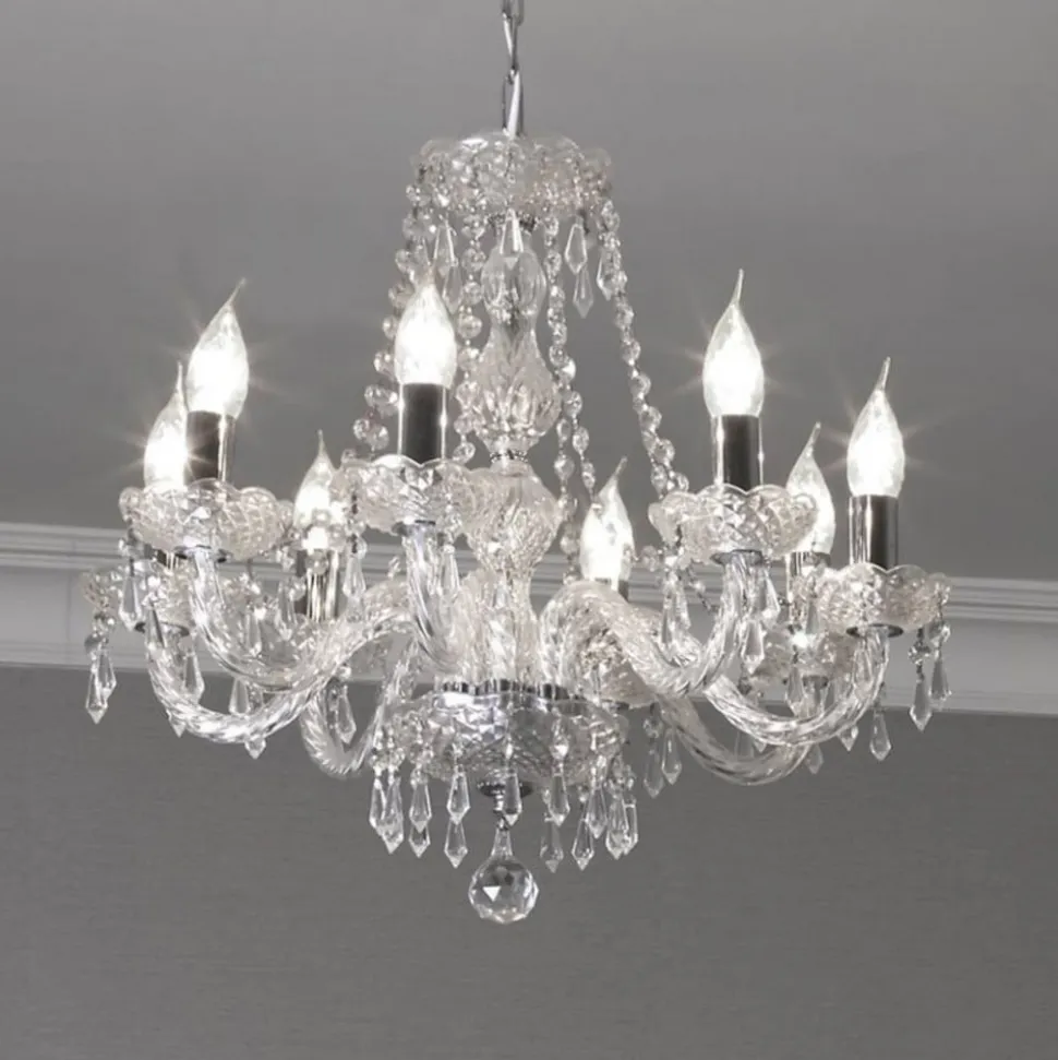 8-lichts kristallen kroonluchter HALE
