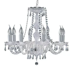 8-lichts kristallen kroonluchter HALE