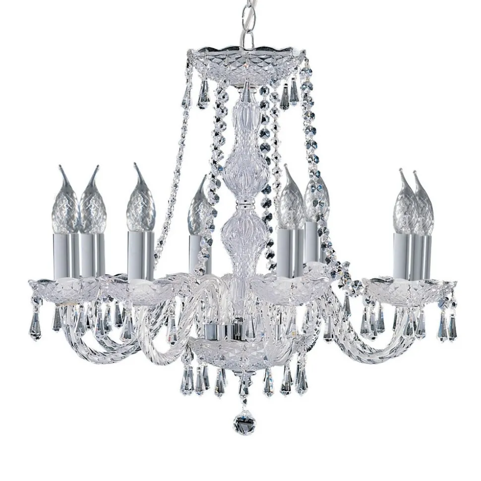 8-lichts kristallen kroonluchter HALE