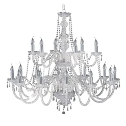 18-lichts kristallen kroonluchter HALE