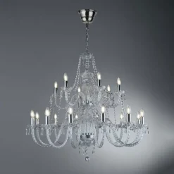 18-lichts kristallen kroonluchter HALE