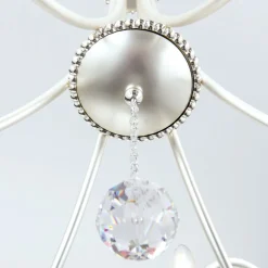 6-lichts kroonluchter VIOLETTA, zilver