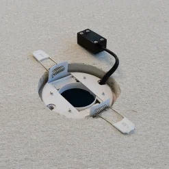 LIGHTME LED inbouwlamp Aqua Plano IP44 zwart