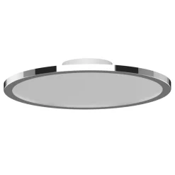 LightMe LED plafondlamp Aqua Ø30,2cm chroom