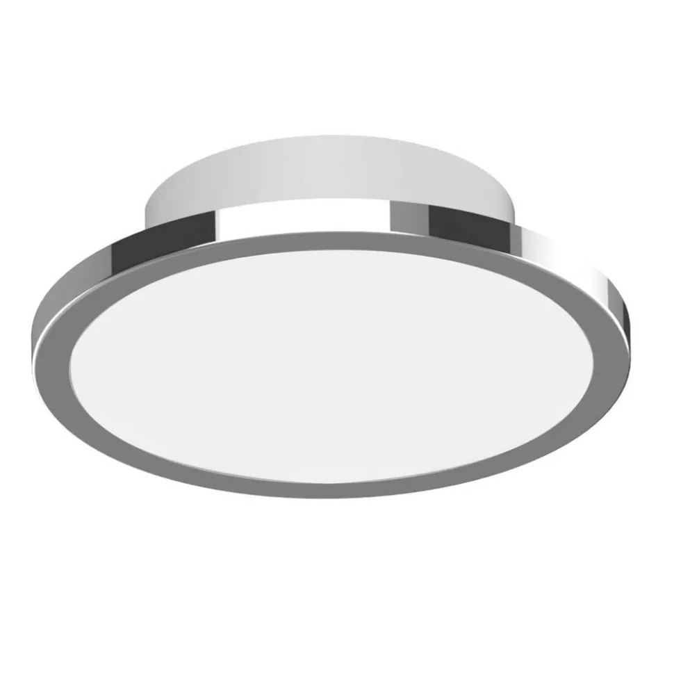 LightMe LED plafondlamp Aqua Ø14,7cm chroom