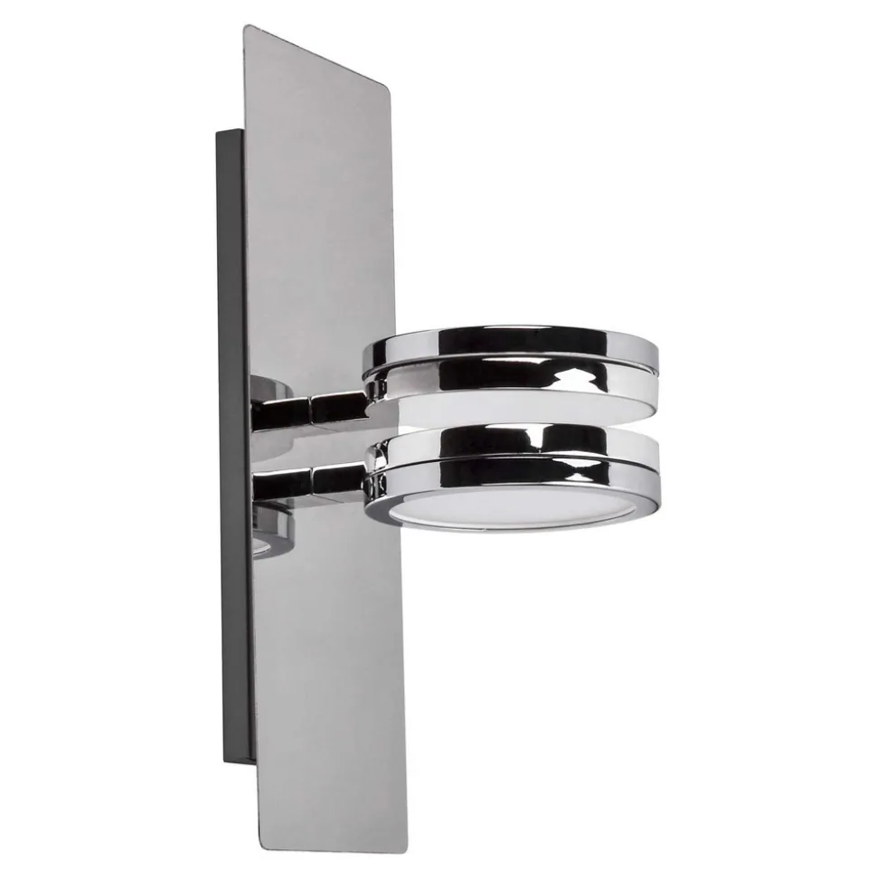 Lightme LED spiegellamp Aqua up & down chroom