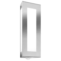 Lija buitenwandlamp van roestvrij staal met sensor