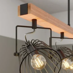 Lindby Adalin hanglamp, 5-lamps, kooi