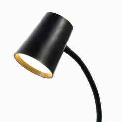 Lindby Ailina LED tafellamp, klemvoet, zwart