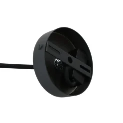 Lindby Alaida buiten hanglamp, stompe kegel, wit