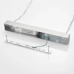 Lindby Alimara LED hanglamp, hout, lengte 138 cm