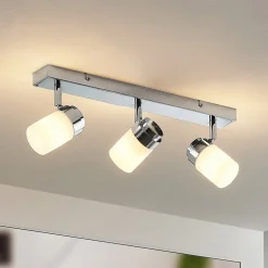 Lindby Alimari plafondspot, chroom, lang