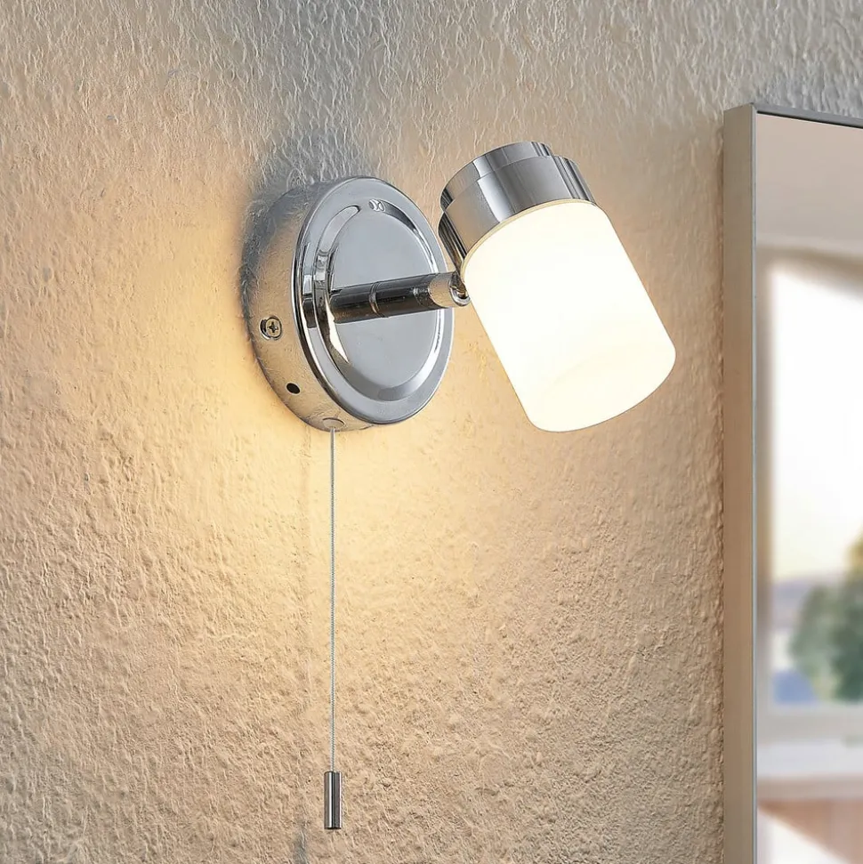 Lindby Alimari wandlamp, chroom