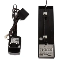 Lindby Amaryll LED meubelverlichting, set van 3, zwart