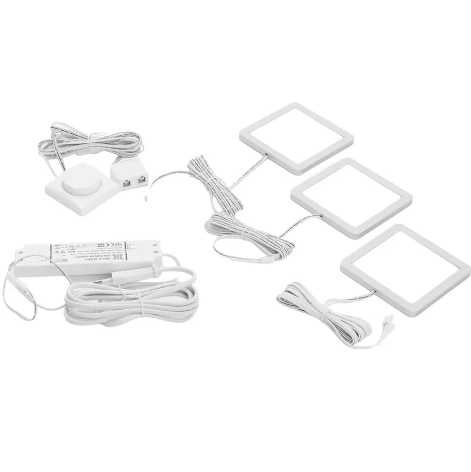 Lindby Antony LED meubelverlichting, 3 per set