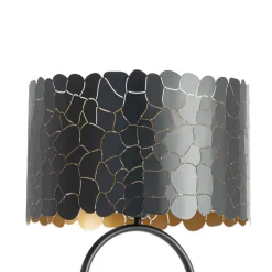 Lindby Aralena vloerlamp, zwart/goud, hoogte 143,5 cm