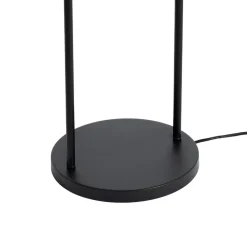 Lindby Aralena vloerlamp, zwart/goud, hoogte 143,5 cm