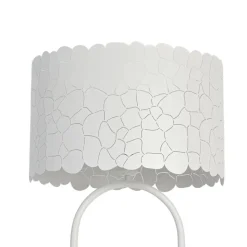 Lindby Aralena vloerlamp, wit, metaal, hoogte 143,5 cm