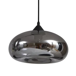 Lindby Arloris hanglamp met 3 rookglazen kappen