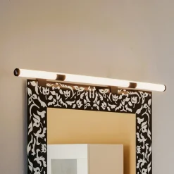 Lindby Arwyn LED spiegellamp, zwart