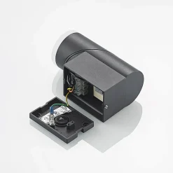 Lindby Aspyn LED buiten wandlamp, 1-lamp, sensor