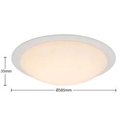 Lindby Aurela LED plafondlamp CCT RGB Ø 58,5 cm