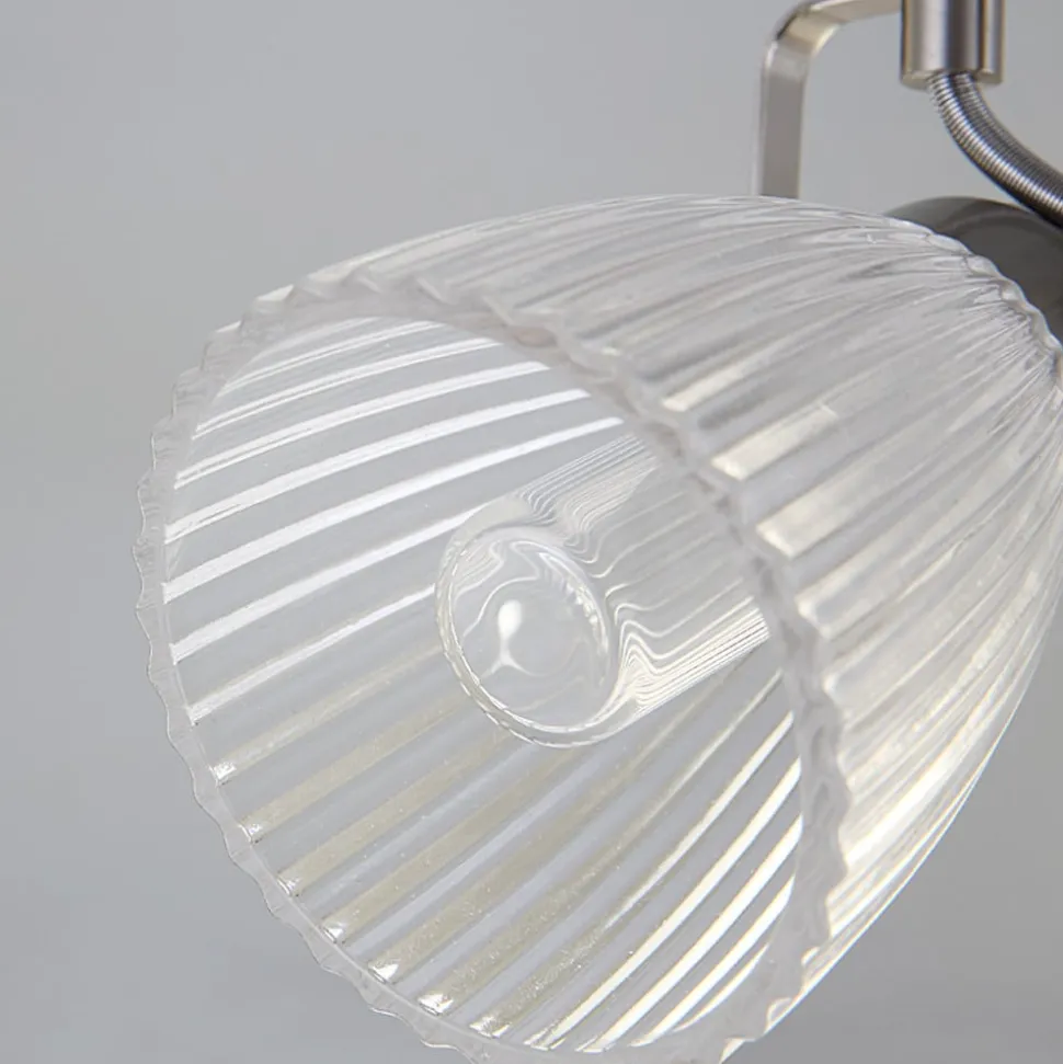 Lindby badkamer wandlamp Kara, 31 cm, 2-lamps, glas, IP44, G9