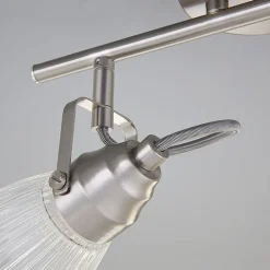 Lindby badkamer wandlamp Kara, 31 cm, 2-lamps, glas, IP44, G9