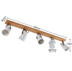 Lindby Blana plafondlamp, 5-lamps