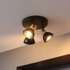 Lindby Bosko spot, 3-lamps, rond