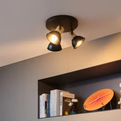 Lindby Bosko spot, 3-lamps, rond